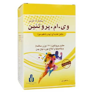 ساشه وی ام پروتئین 15 گرمی ایران دارو 10 عدد
